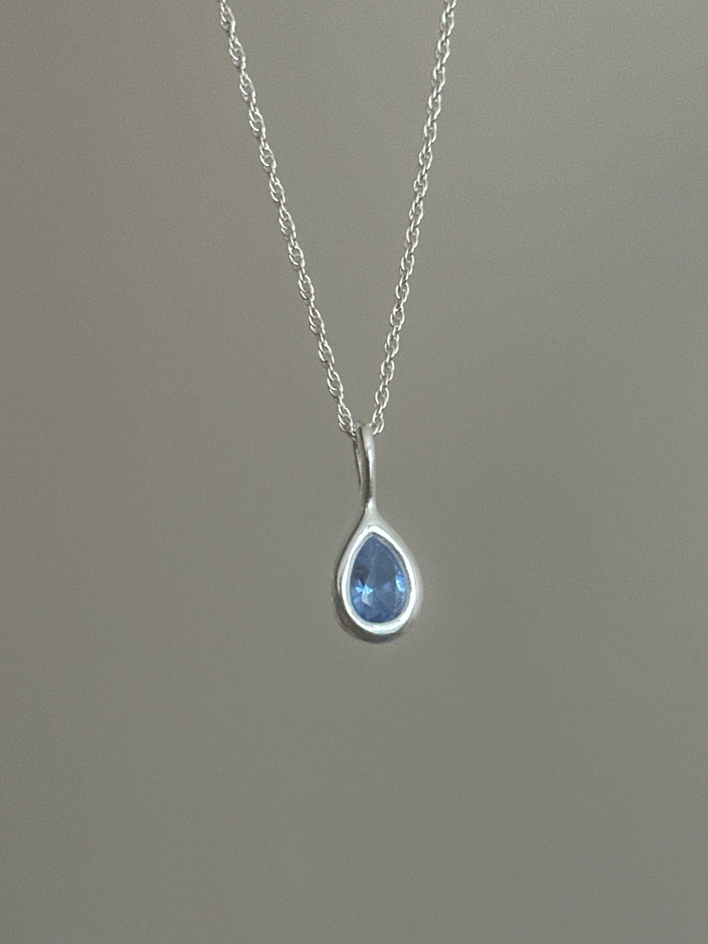 teardrop necklace- ready to ship