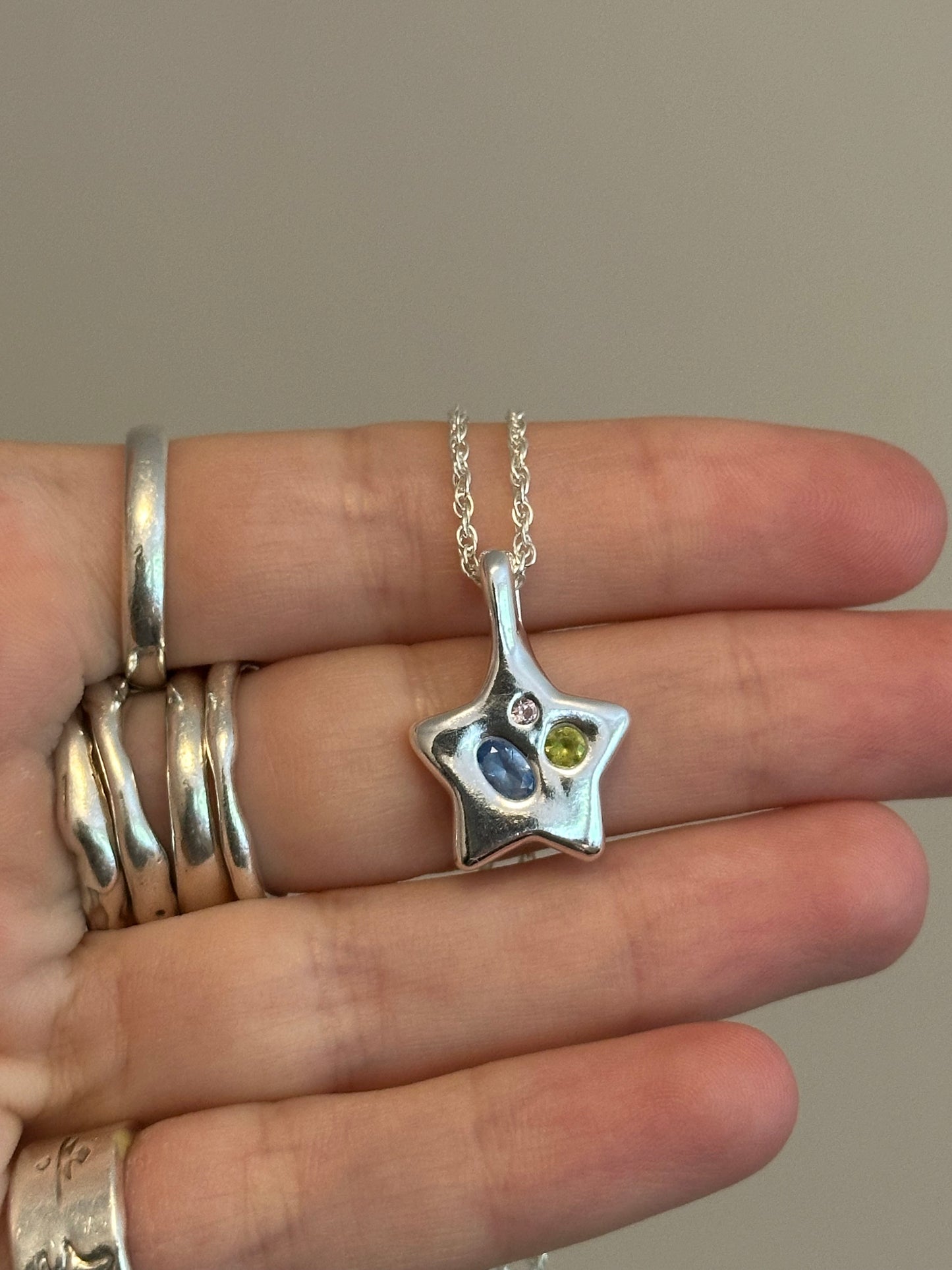 star necklace- ready to ship