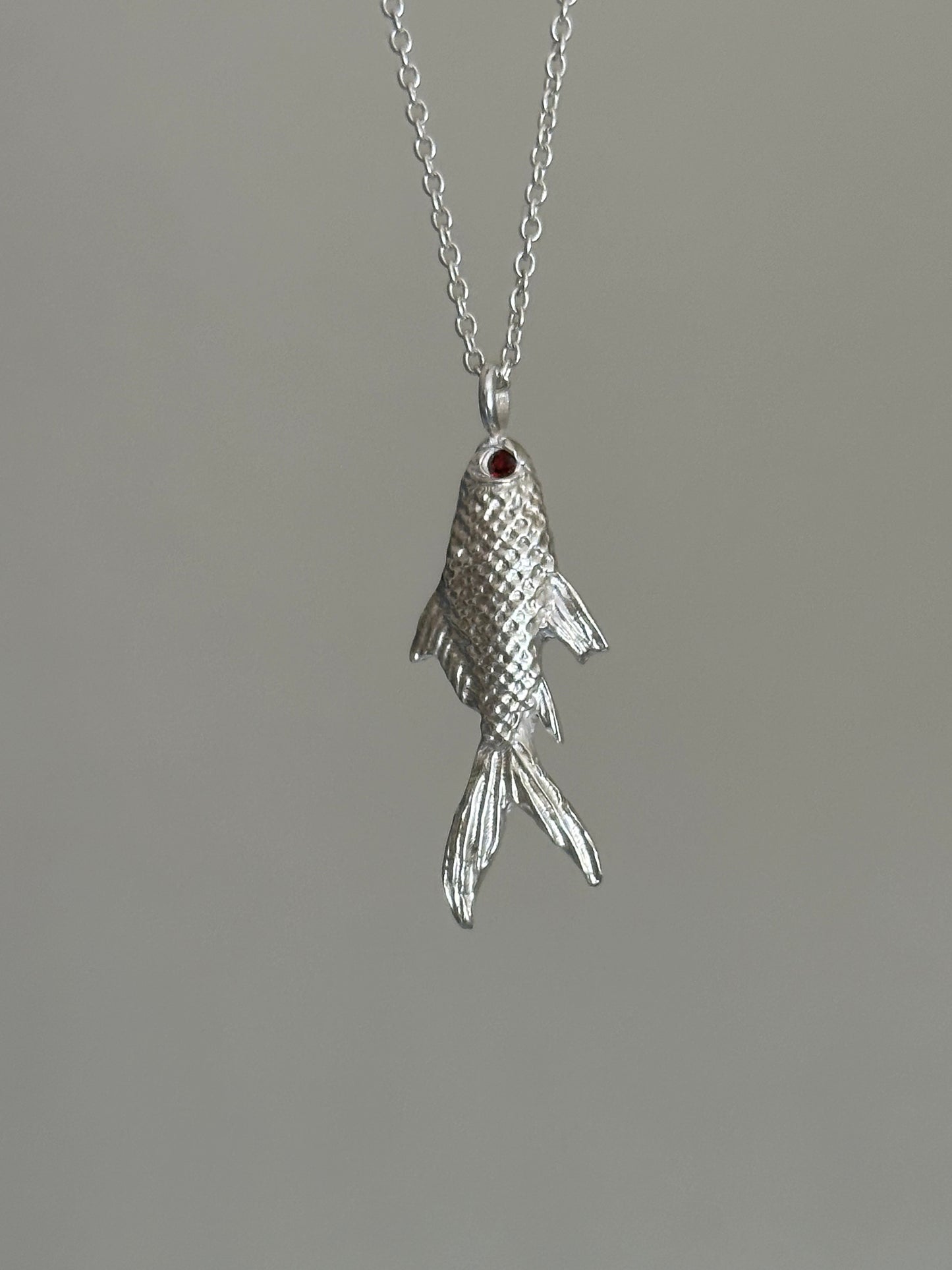 fish pendant (large)- made to order