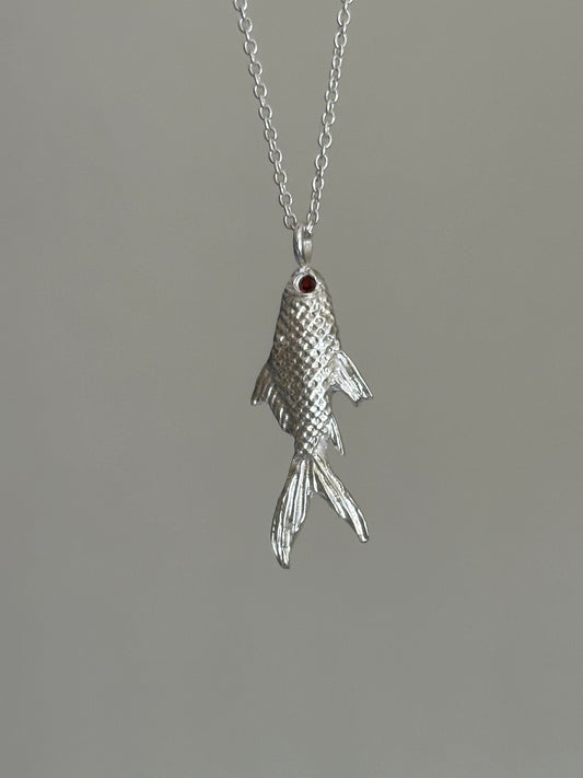 fish pendant (large)- made to order