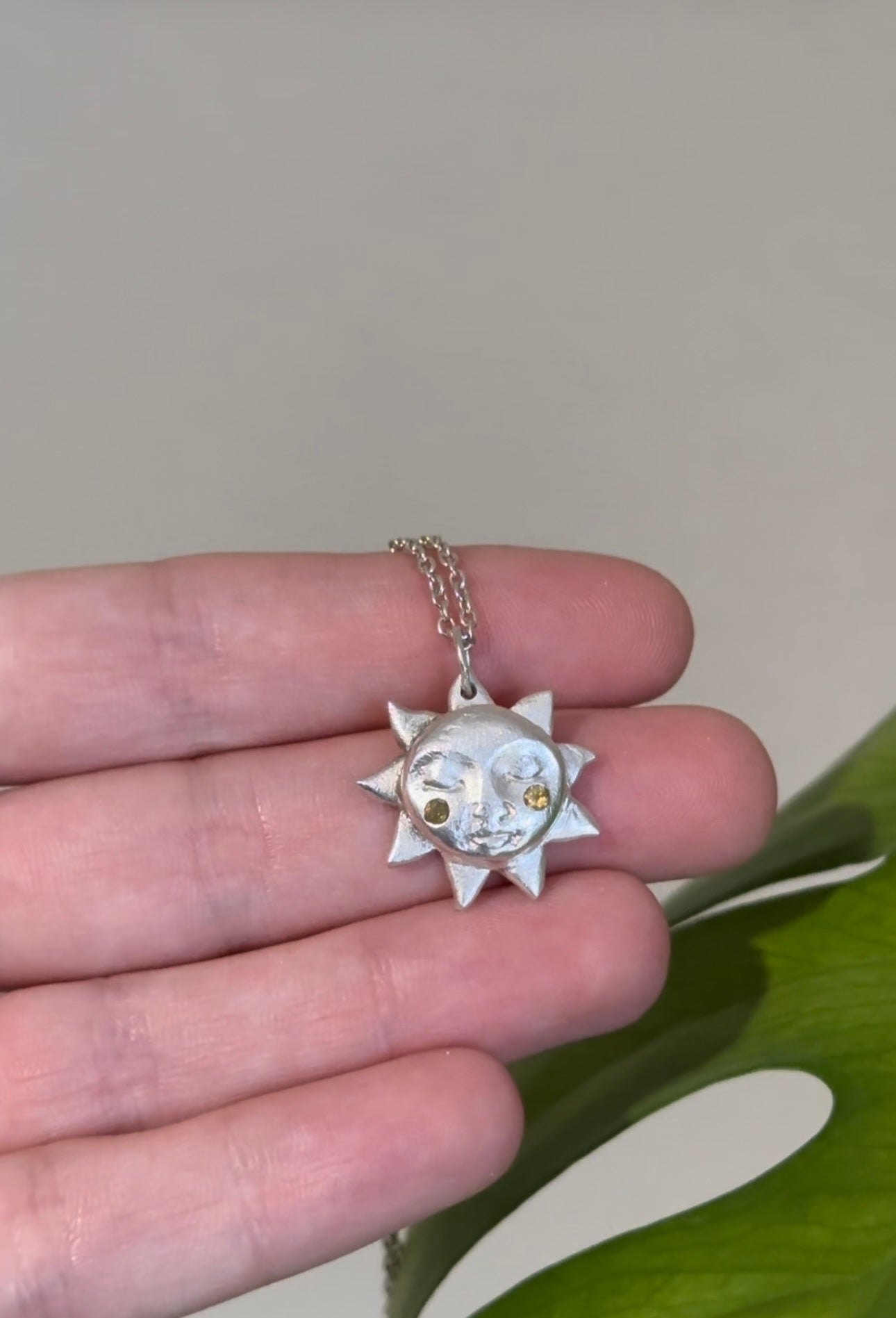 sun necklace- made to order