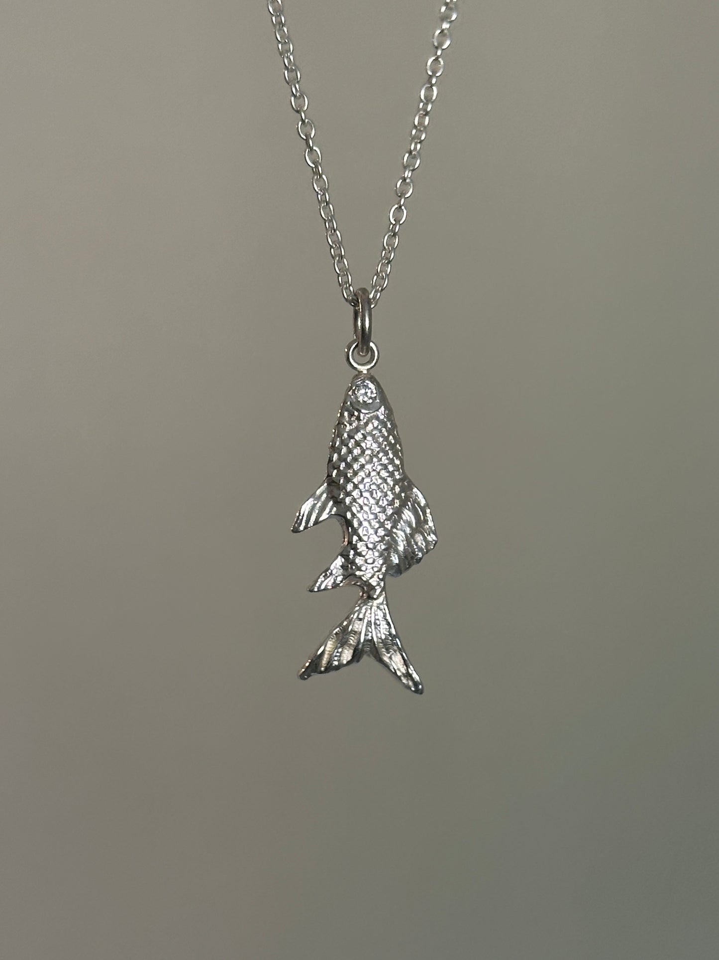 fish pendant (mini)- made to order