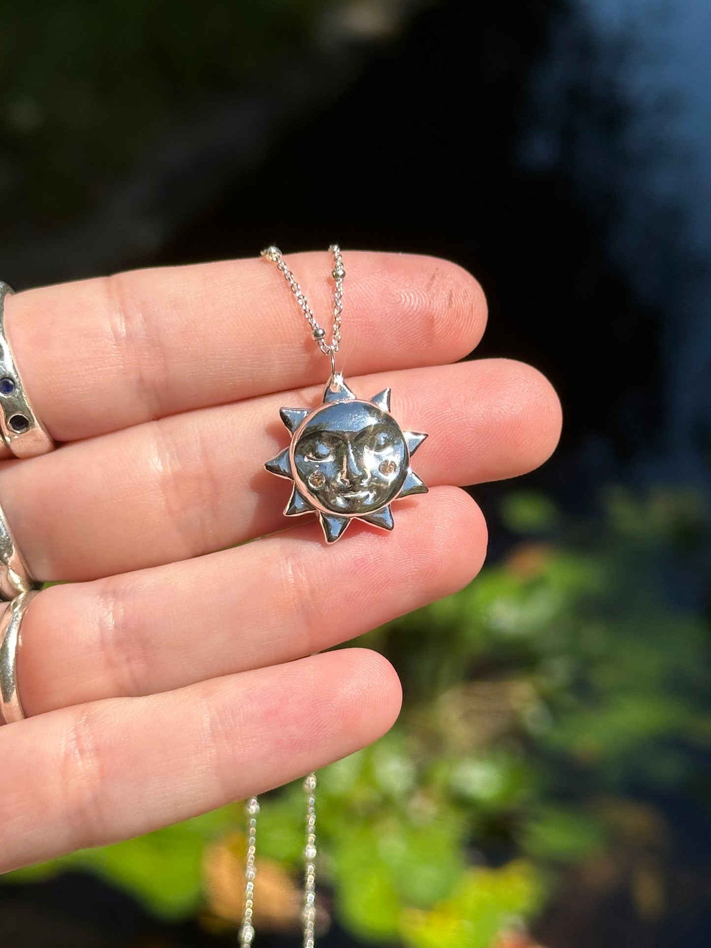 sun necklace- made to order