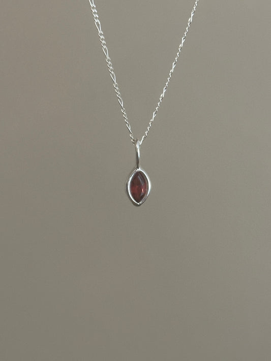 natural garnet charms