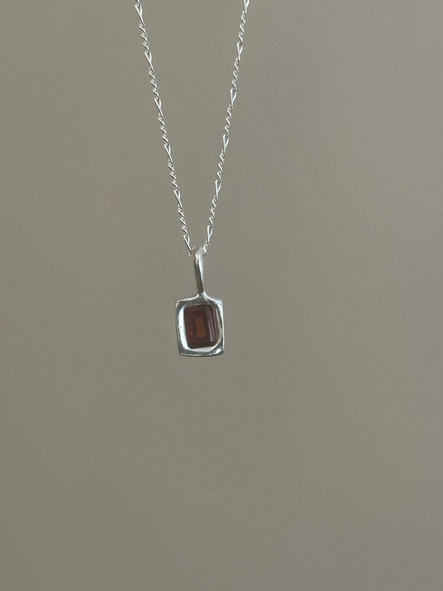 natural garnet necklaces- ready to ship
